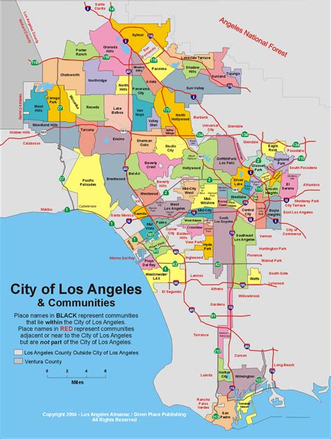 los angeles cities